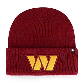 Men's '47 Burgundy Washington Commanders Brain Freeze Cuffed Knit Hat