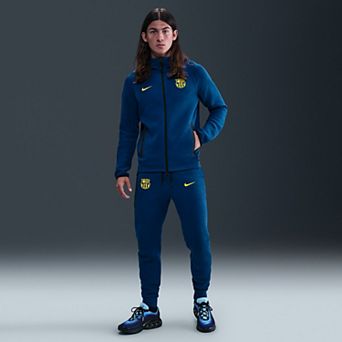 Men's Nike Blue Barcelona Special Edition Full-Zip Tech Fleece Jacket