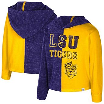 Toddler Colosseum Purple LSU Tigers Gals Knit Hoodie