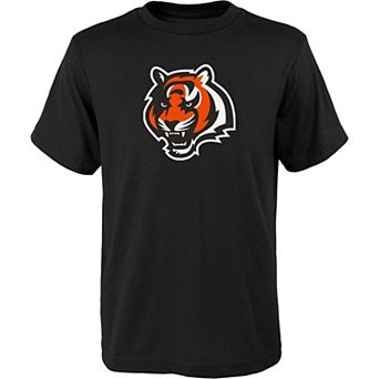 Youth Outerstuff Black Cincinnati Bengals Primary Logo T-Shirt