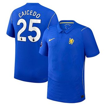 Men's Nike Mois̩s Caicedo Blue Chelsea 2026/27 Home Match Authentic Jersey