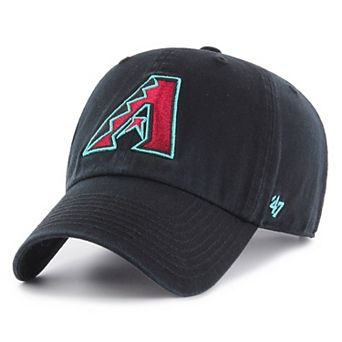 Men's '47 Black Arizona Diamondbacks Clean Up Adjustable Hat