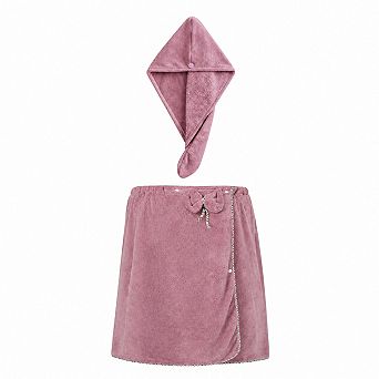 Plus Size Towel Wrap For Women Adjustable Soft Absorbent Quick Dry Versatile Use
