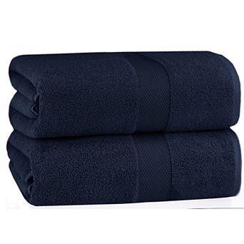 2-Pack Luxury Ringspun Cotton Hotel Towels Plush Absorbent Durable