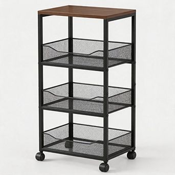 Splendid Frame Fruit Basket Kitchen Cart