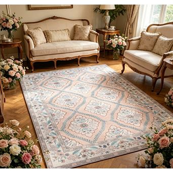 Outdoor Rug Garden Decor Plastic Straw Waterproof Patio Area Rug for Balcony Deck
