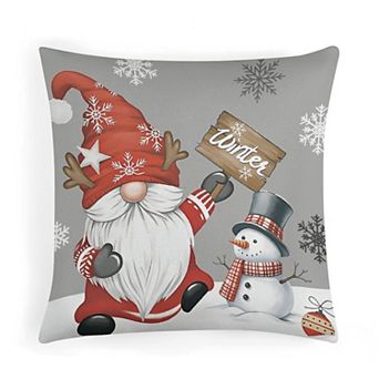 Christmas Decorative Throw Pillow Covers, Soft Velvet Pillow Covers for Chair