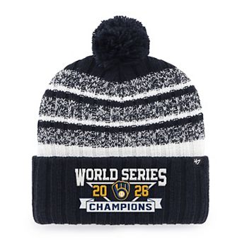 Men's '47 Milwaukee Brewers World Series 2026 Champions Cuffed Pom Knit Hat