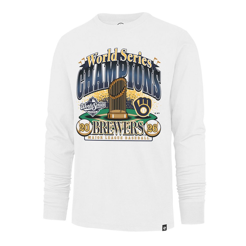 Men's '47 Brand Milwaukee Brewers World Series Champions Long Sleeve ...