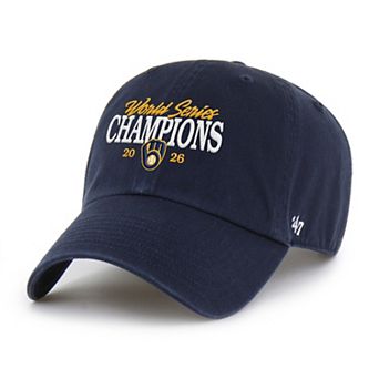 Men's '47 Clean Up Milwaukee Brewers World Series Champs MLB Cap