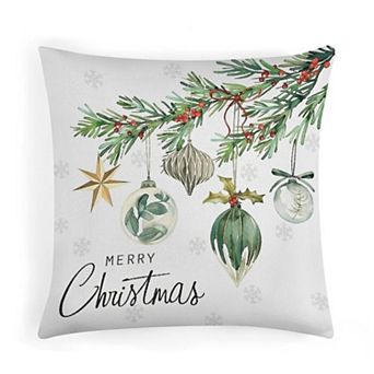 Christmas Throw Pillow Cases, Soft Velvet Pillow Cases for Bedroom