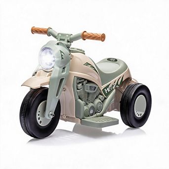 6V Electric 3 Wheel Bubble Motorcycle with Bubble Maker and LED Headlights for Kids