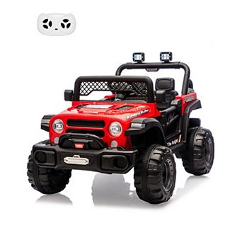Electric Ride-On Truck for Kids Ages 2-8 - 12V, Remote Control