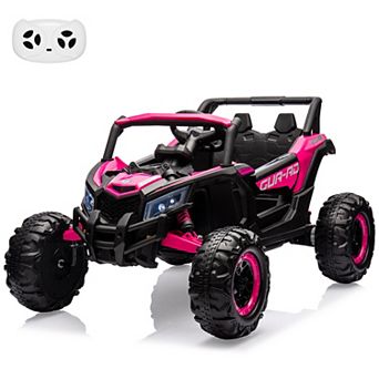 24V Kids Electric UTV Ride-On Car, 200W Motor, Spring Suspension, Remote Control, Ages 3-8