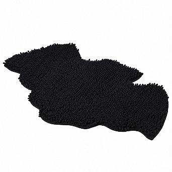 Super Soft Plush Chenille Bat Gothic Bathroom Rug Decor
