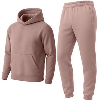Galaxy Essentials Men's Relaxed Fit Heavyweight Fleece Hoodie & Jogger Sweatpants Set