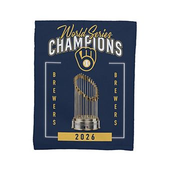 2026 MLB World Series Milwaukee Brewers 26 Champs Rally Towel