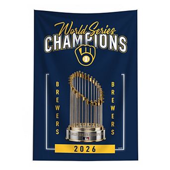 2026 MLB World Series Milwaukee Brewers 26 Champs Wall Hanging Tapestry