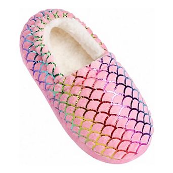 HOMEHOT Girls Slippers Memory Foam House Shoes for Bedroom