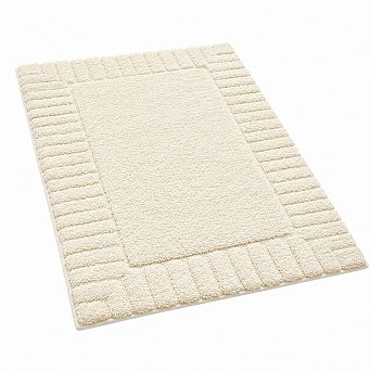 Non Slip Washable Absorbent Soft Bathroom Rug Thick Cushioned Floor Mat Easy Care
