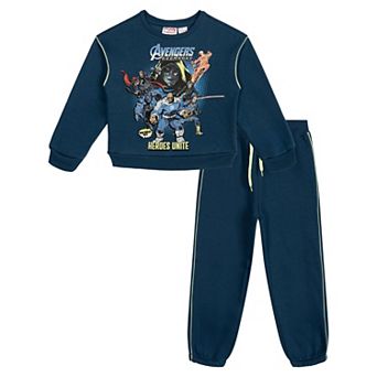 Marvel Comics Fleece 2 pc Sweatshirt and Pants Set