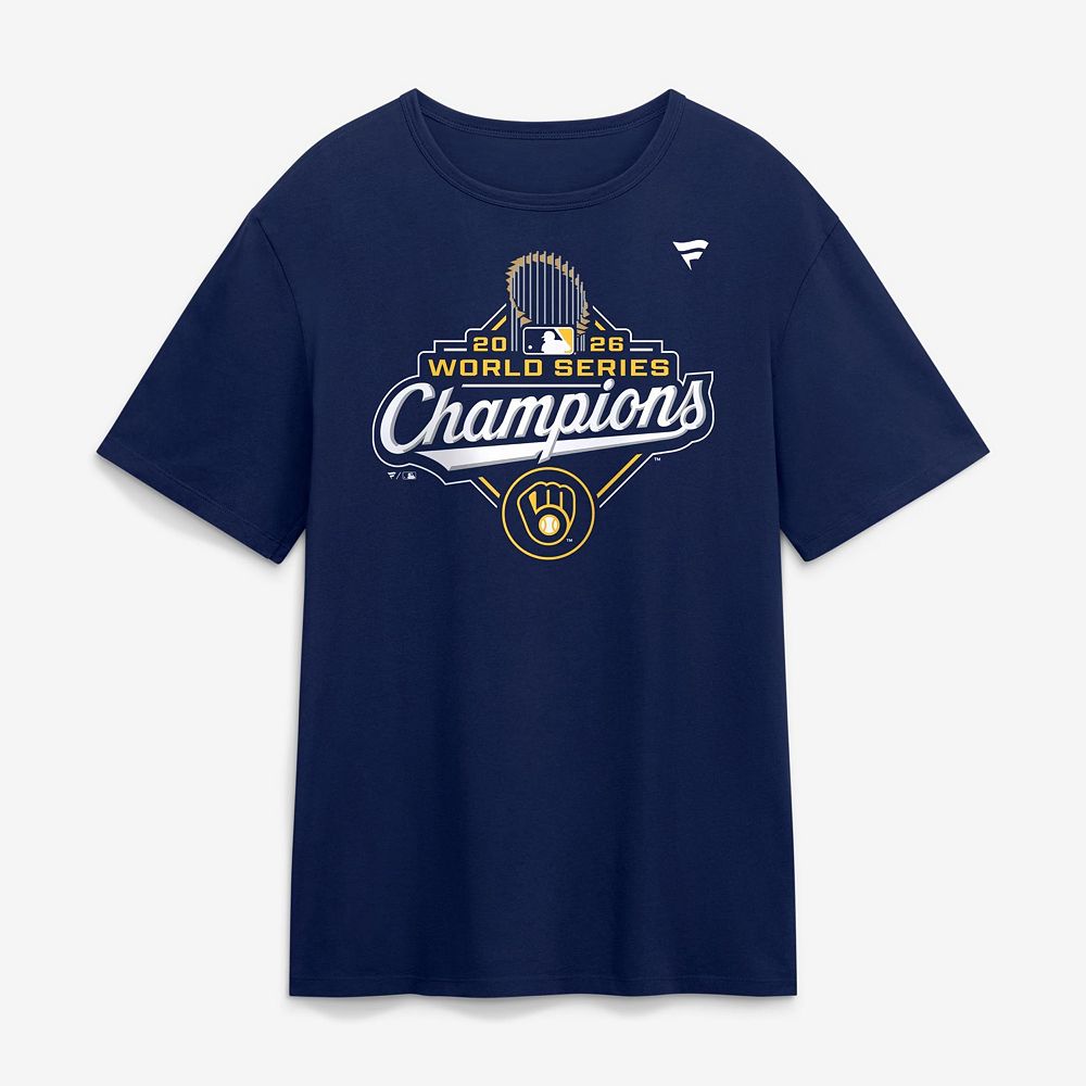 Men's Fanatics Milwaukee Brewers 2026 World Series Champions Official ...