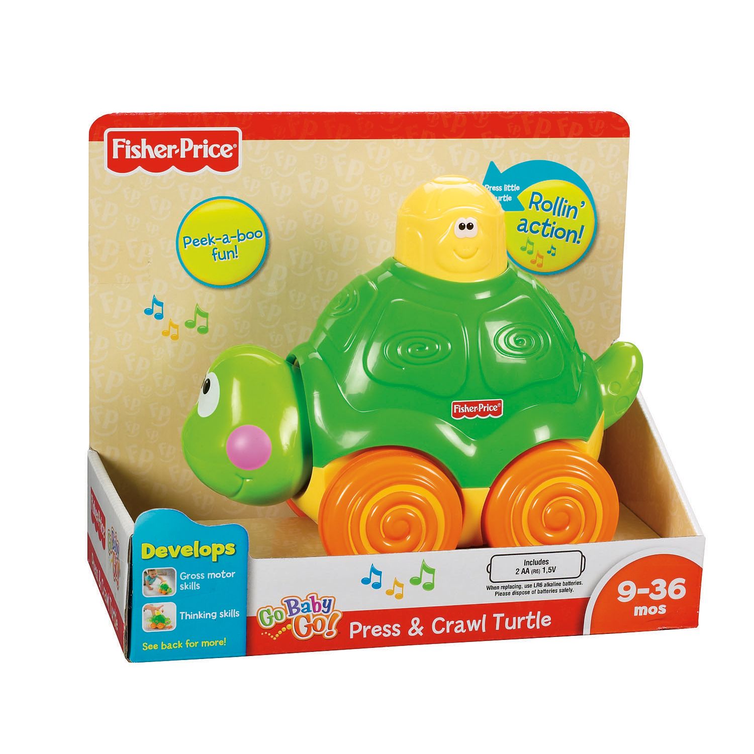 fisher price pull along turtle