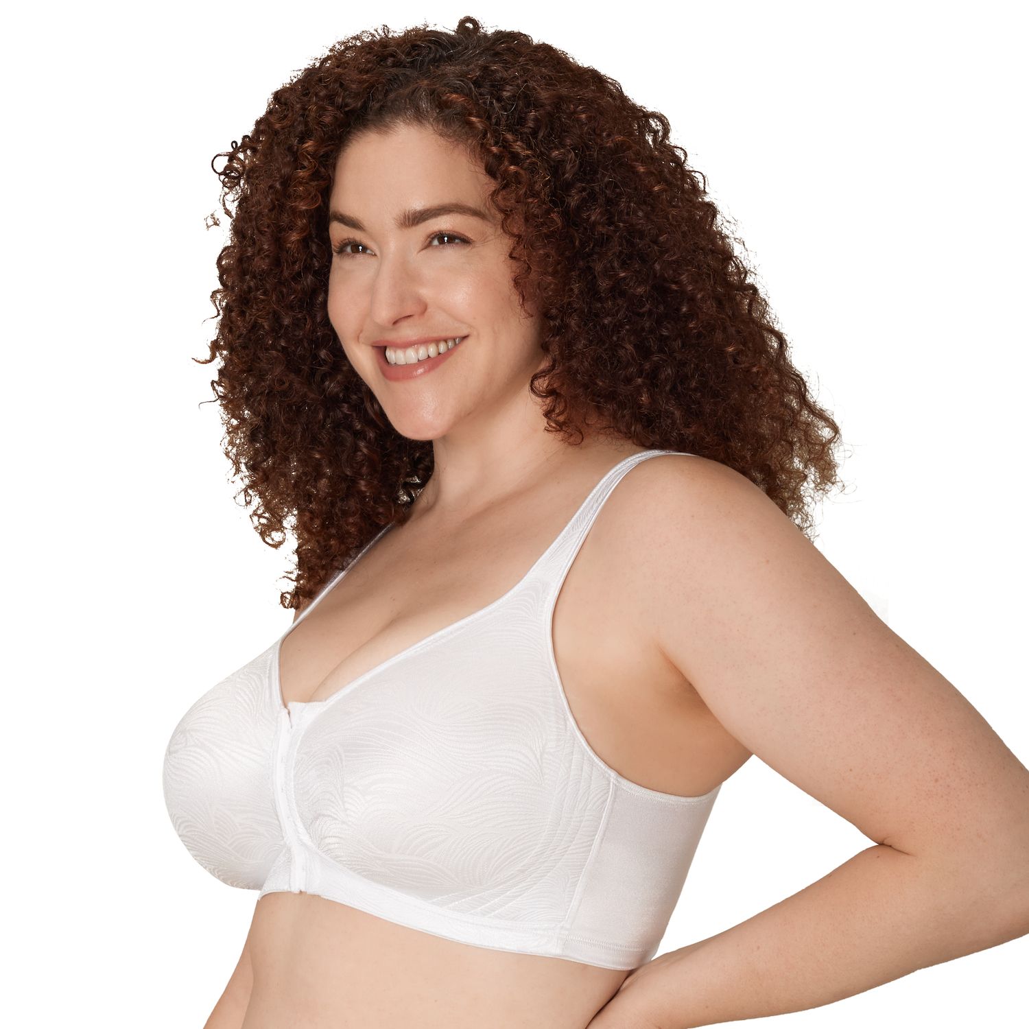 Playtex 18 Hour Front Close Wireless Bra with Back Support E525