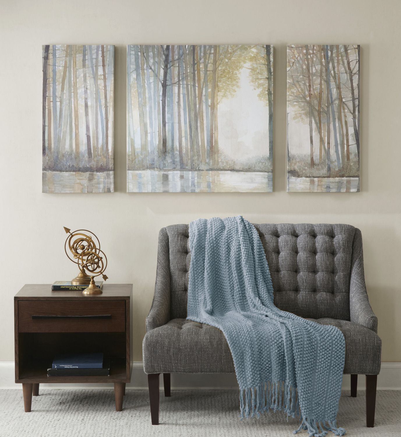 Madison Park Forest Reflections Oversized Canvas Wall Art 3-piece Set