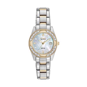 Citizen Eco-Drive Women's Regent Two Tone Stainless Steel Watch - EW1824-57D