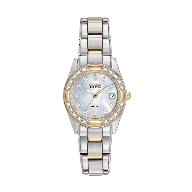 Citizen Eco-Drive Women's Regent Two Tone Stainless Steel Watch