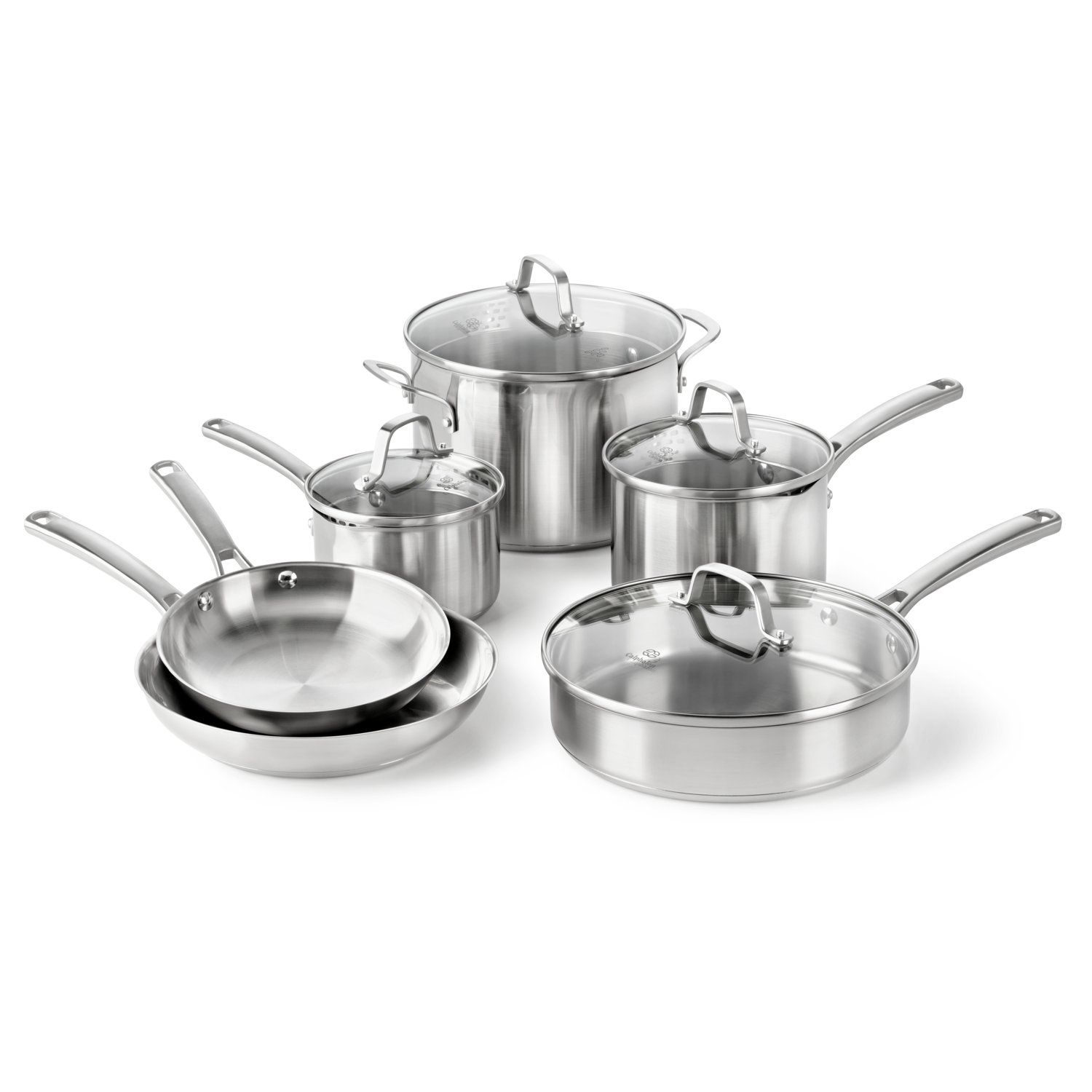 Calphalon Classic 10 Pc Stainless Steel Cookware Set   887891