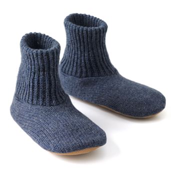 MUK LUKS Morty Ragg Wool Men's Slipper Socks