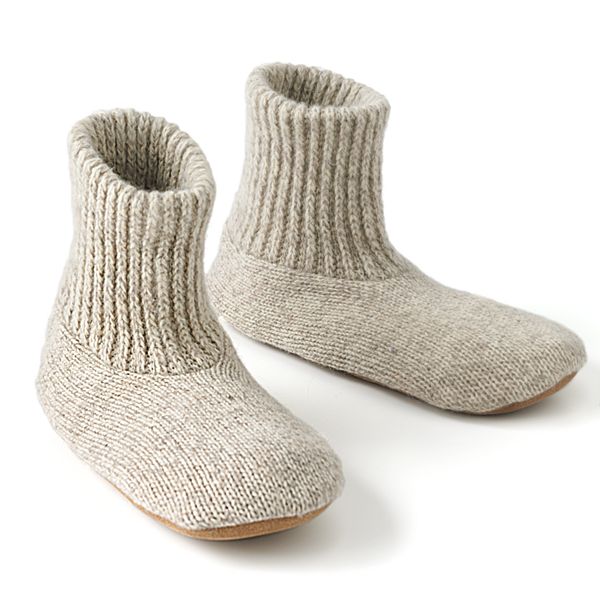 Lada Blank Eller senere MUK LUKS Men's Nordic Knit Bootie Slipper Socks