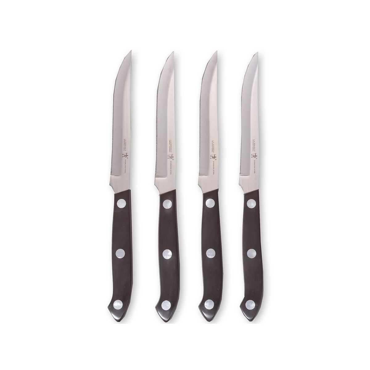 J.A. Henckels International Serrated Steak Knife Set,Stainless Steel  (39309-800)