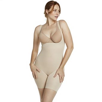 Naomi & Nicole® Firm Control Shapewear Unbelievable Comfort Thigh Slimming Torsette Bodysuit 7071