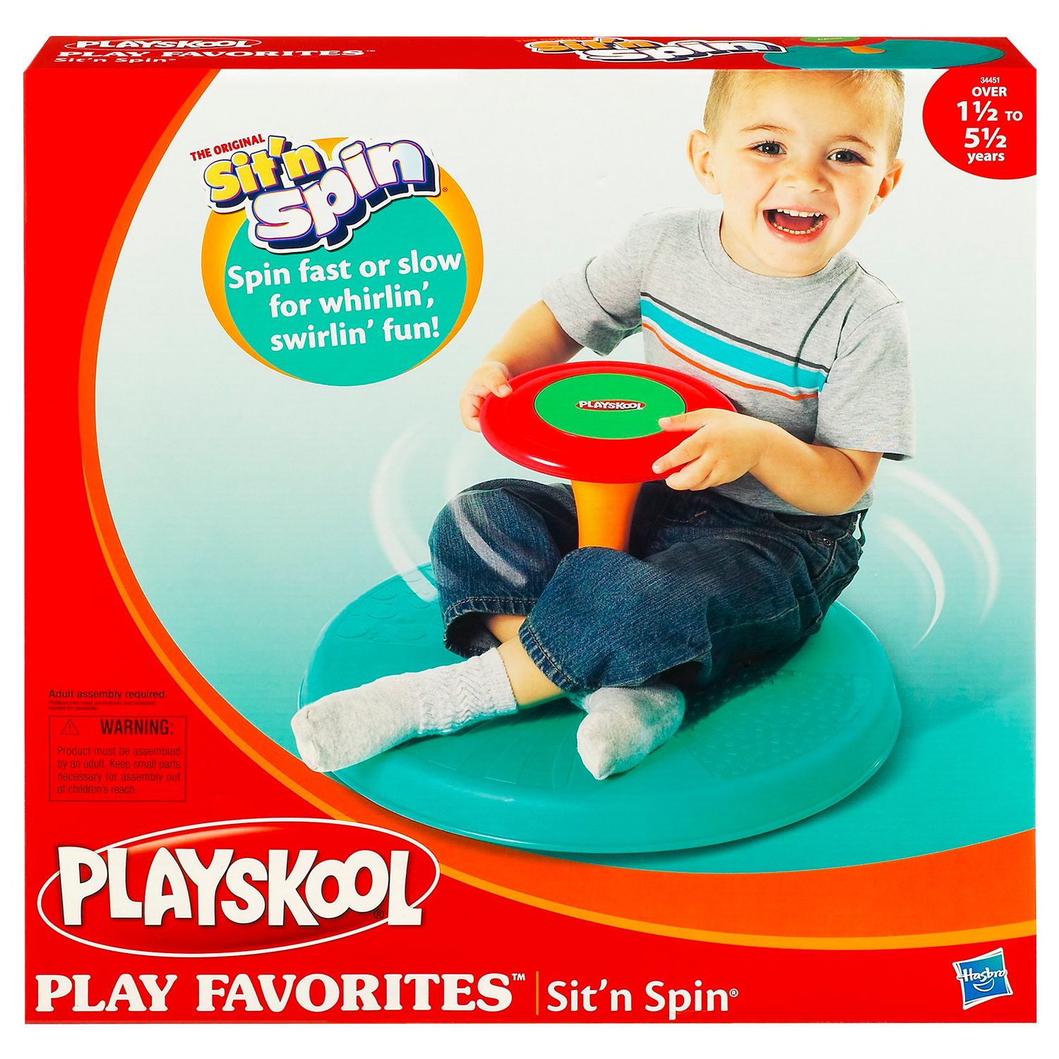sit and spin kids toy