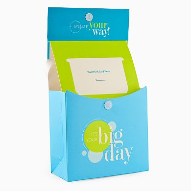 Gift Card Impressions It's Your Big Day Bag Gift Card Holder