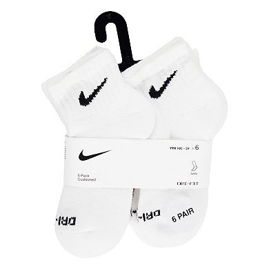 Kids Nike 6-Pack Performance Crew Socks