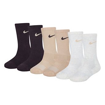 Kids Nike 6-Pack Dri-FIT Performance Crew Socks