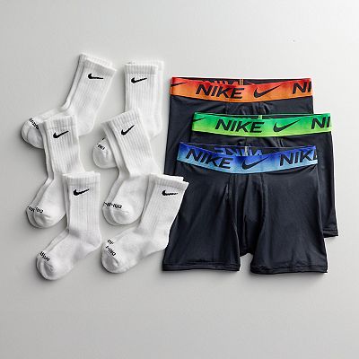 Kids Nike 6-Pack Dri-FIT Performance Crew Socks