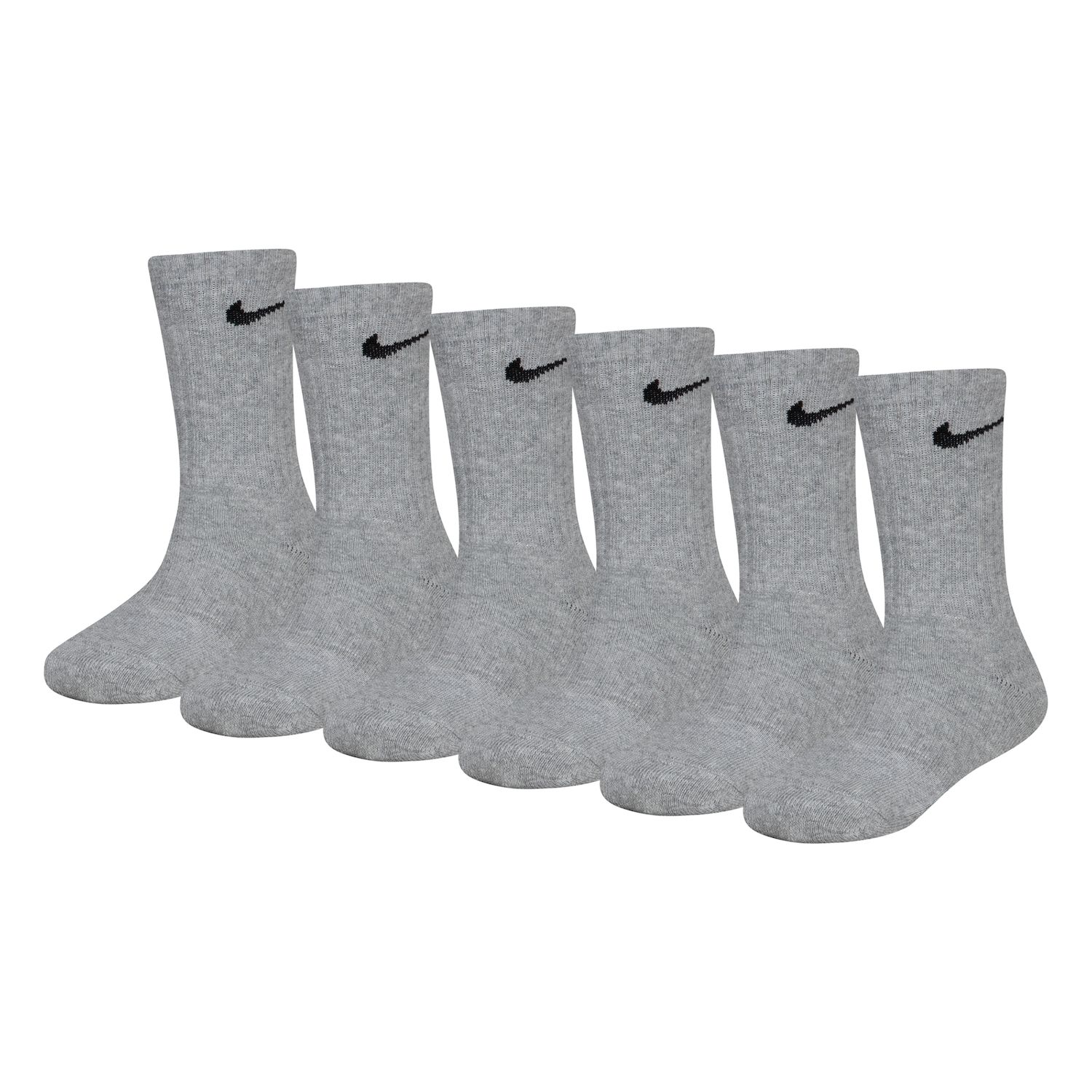 Boys Nike 6-Pack Performance Crew Socks