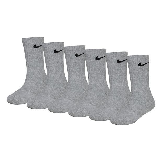 Nike Cotton Cushioned Women's Crew Socks - 6 Pack - Free Shipping