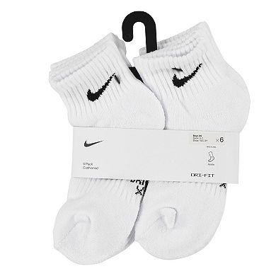 Kids Nike 6-pk. Performance Quarter Socks