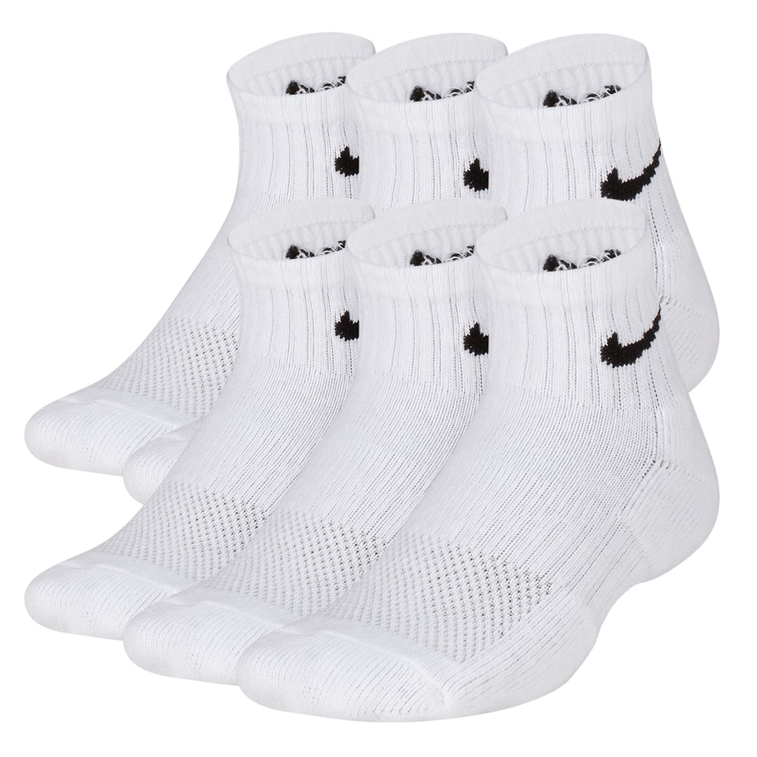 boys white nike socks