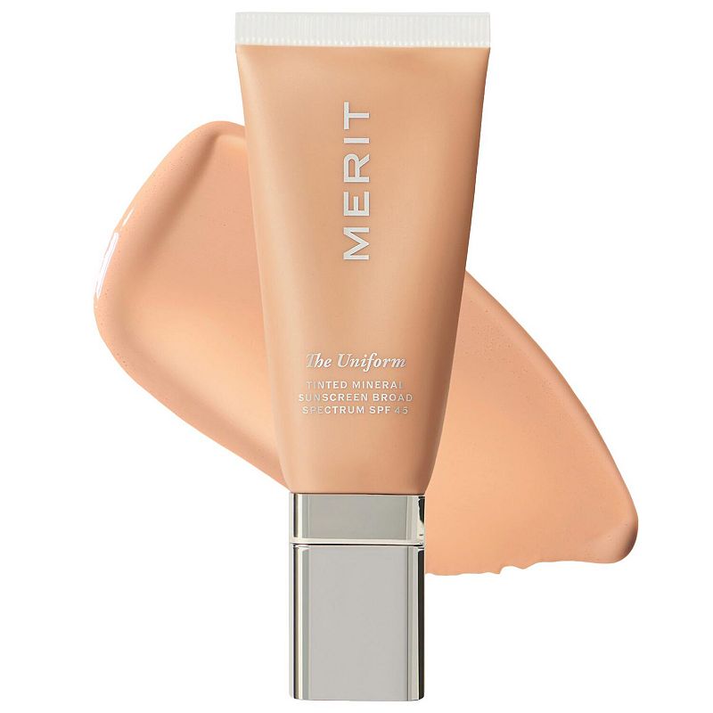 MERIT The Uniform Tinted Mineral Sunscreen Broad Spectrum SPF 45, Size: 1.7 FL Oz, 22
