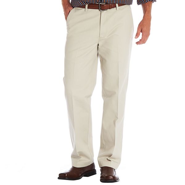 Haggar® Life Khaki Trouser Straight-Fit Flat-Front Pants