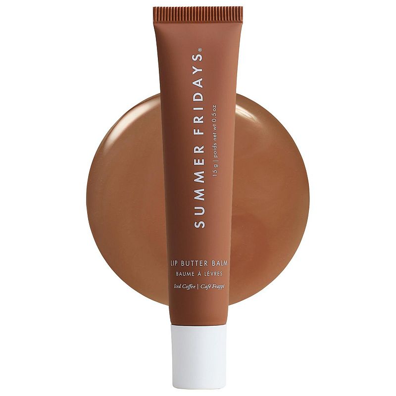 Summer Fridays Lip Butter Balm Treatment for Hydration + Nourishing Shine, Size: 0.5 FL Oz, Iced Brown