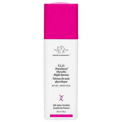 Drunk Elephant T.L.C. Framboos purchases Glycolic Resurfacing Night