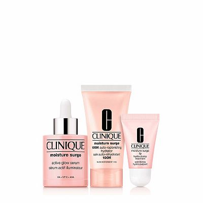 CLINIQUE Active Glow Moisture Surge Skincare Set